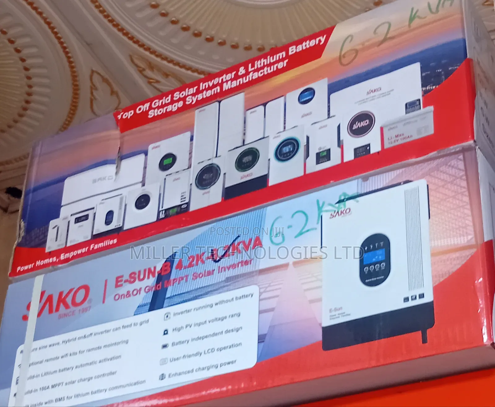 Sako Inverter 6.2kva Hybrid Solar Power Inverter