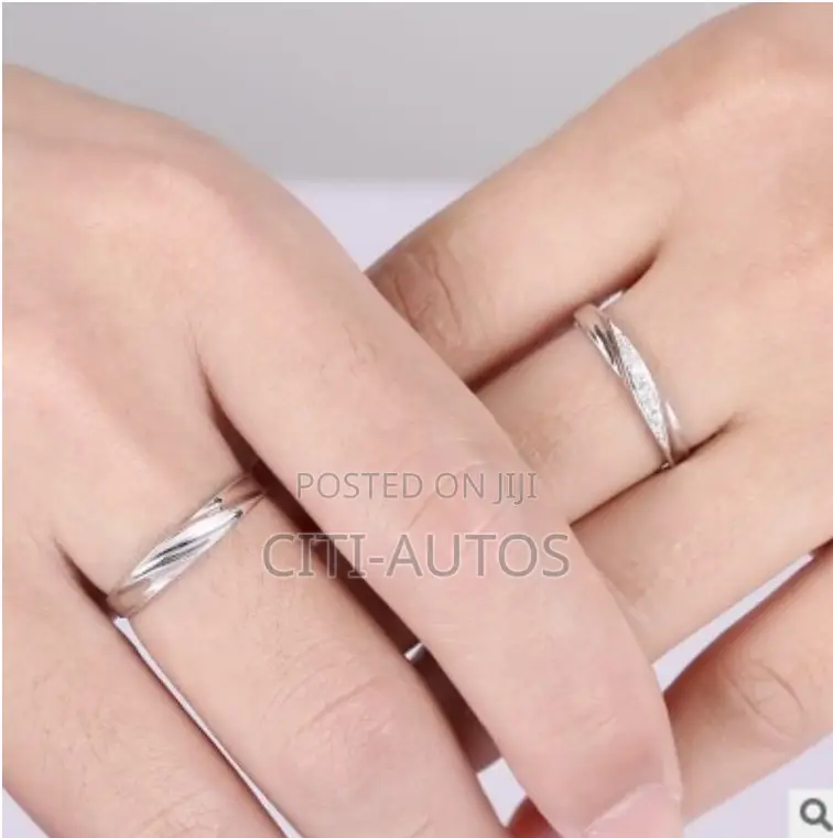 Adjustable Couple Wedding Rings Engagement Rings With Gift Box