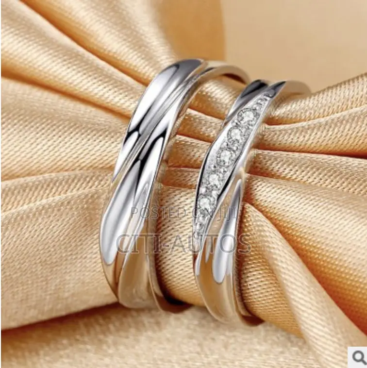 Adjustable Couple Wedding Rings Engagement Rings With Gift Box