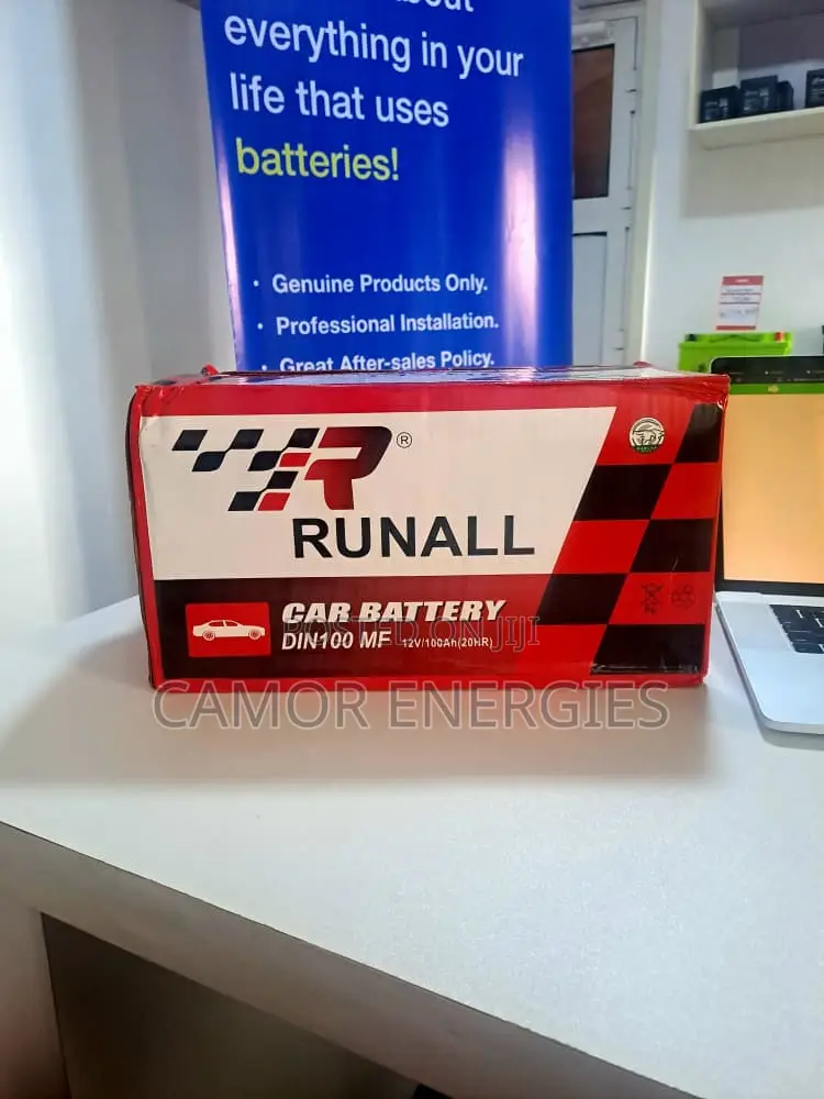 Original China 100Ah Car Battery | Runall | 6-Month Warranty