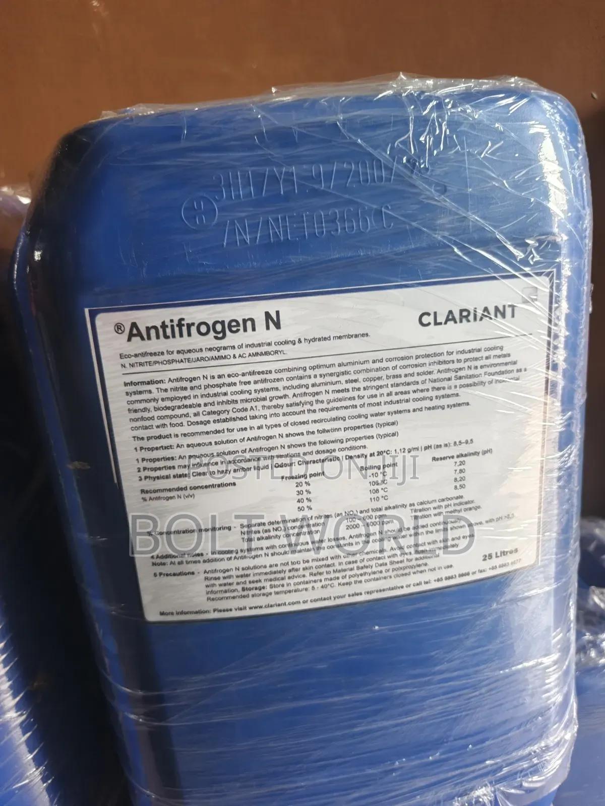 Clariant Antifrogen N Industrial-Grade Antifreeze/Corrosion Inhibitor