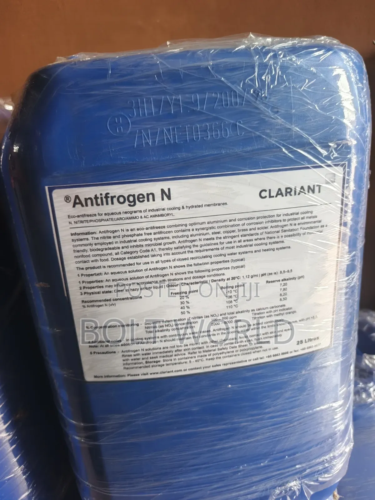 Clariant Antifrogen N Industrial-Grade Antifreeze/Corrosion Inhibitor