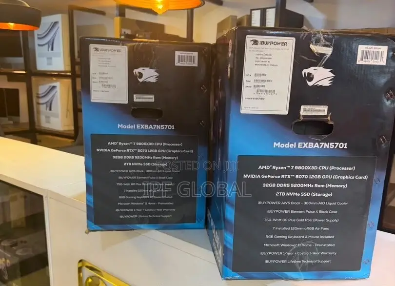 New Desktop Computer iBUYPOWER 32GB AMD Ryzen 7 SSD 2T