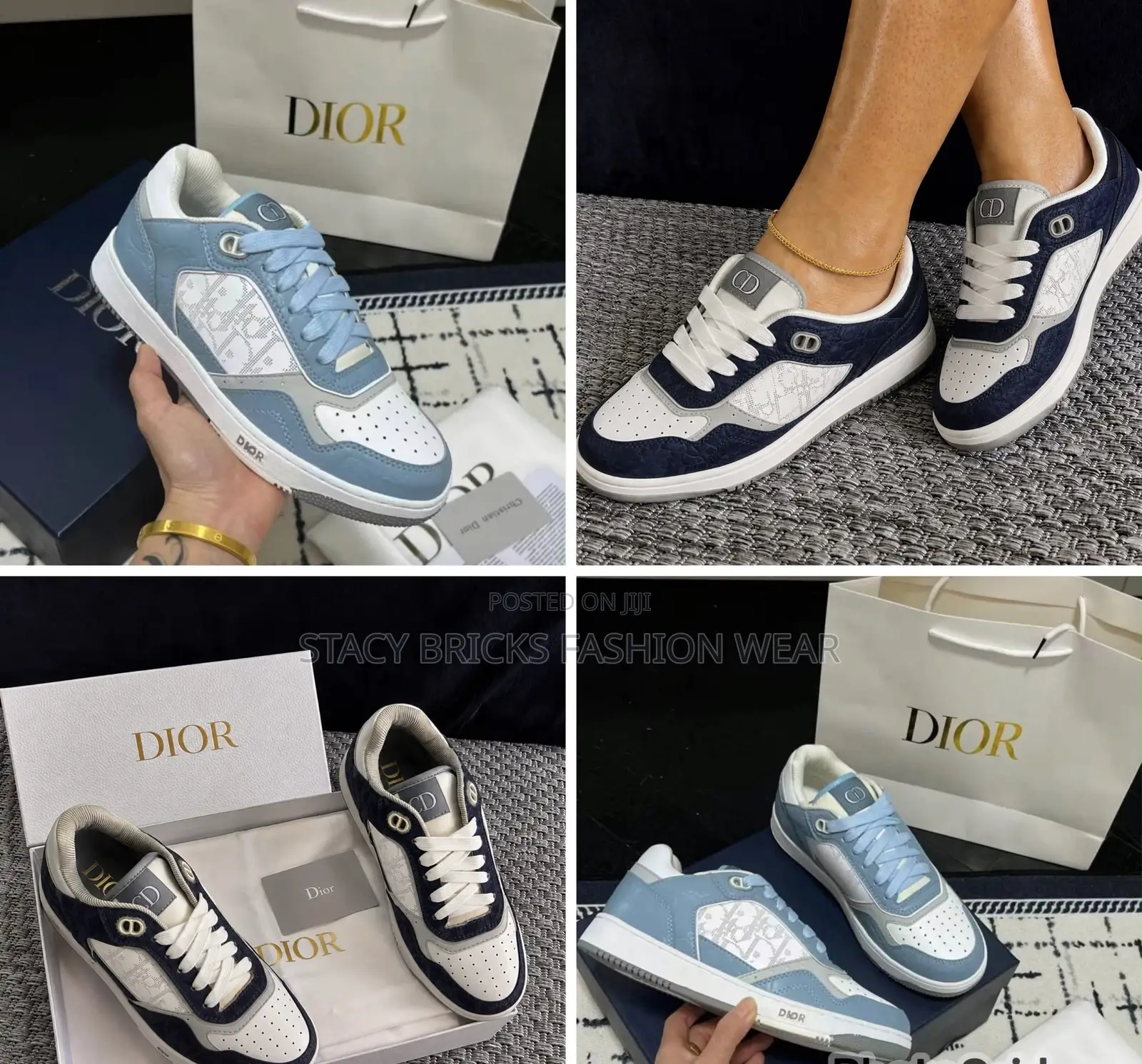 Luxury Christian Dior Sneaks Comes With Branded Box