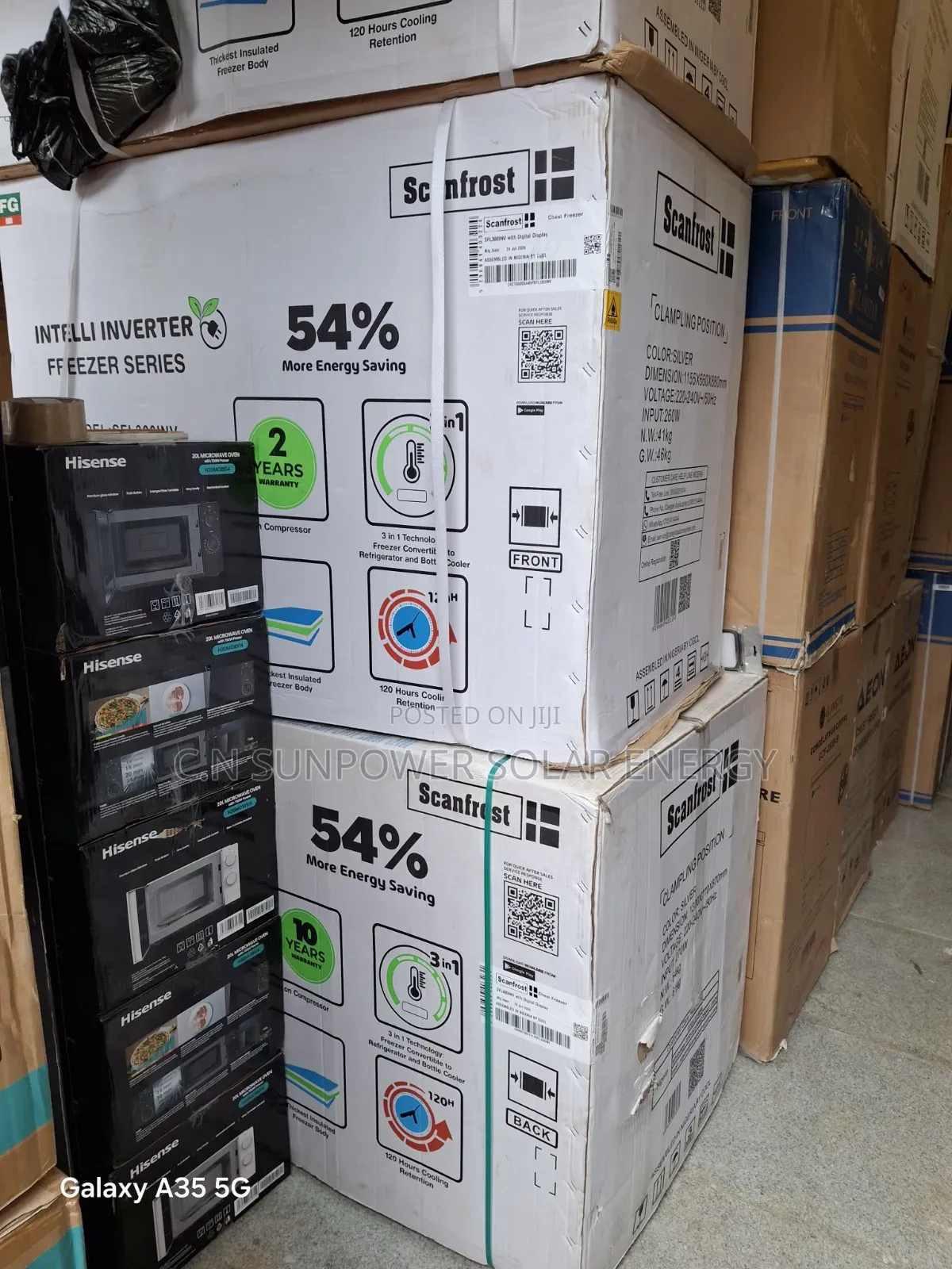 300L Scanfrost Inverter Chest Freezer