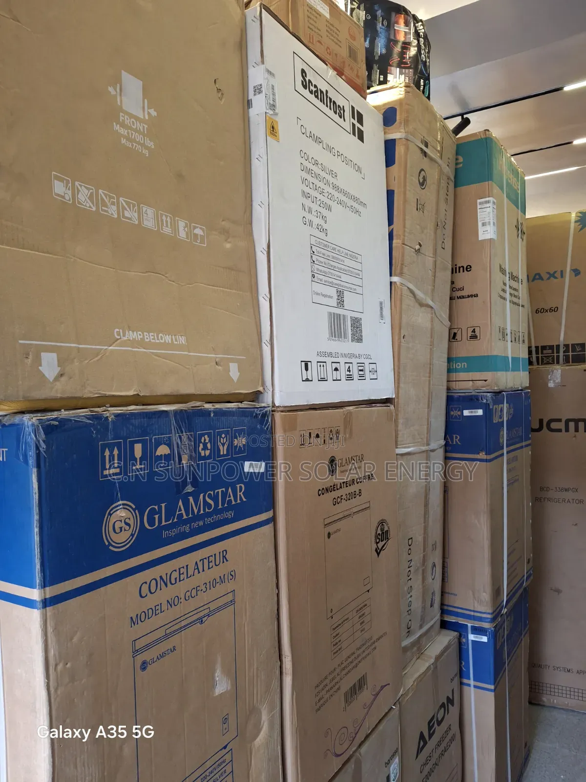 300L Scanfrost Inverter Chest Freezer