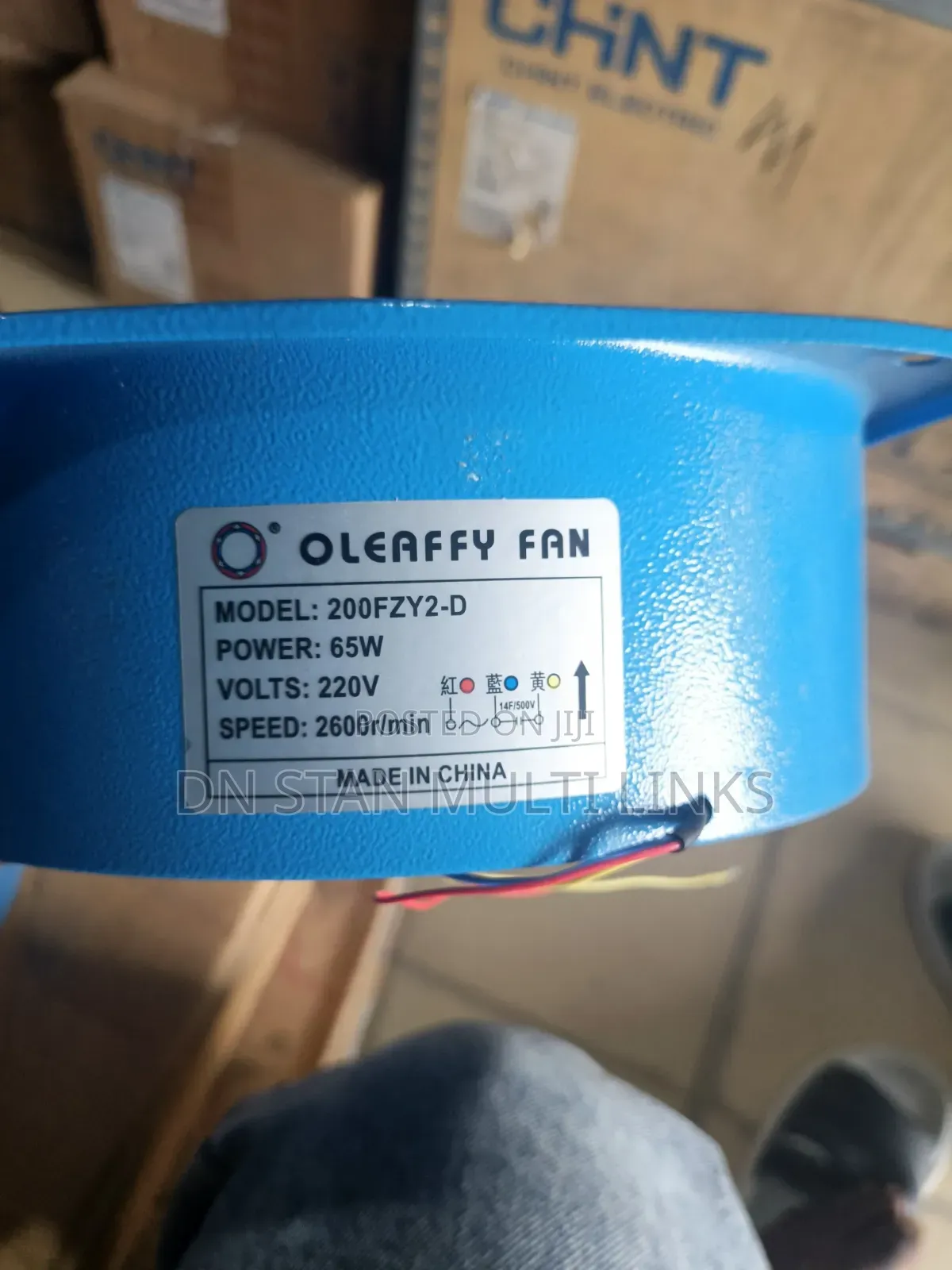8-Inch Industrial Axial Cooling Panel Fan 220v