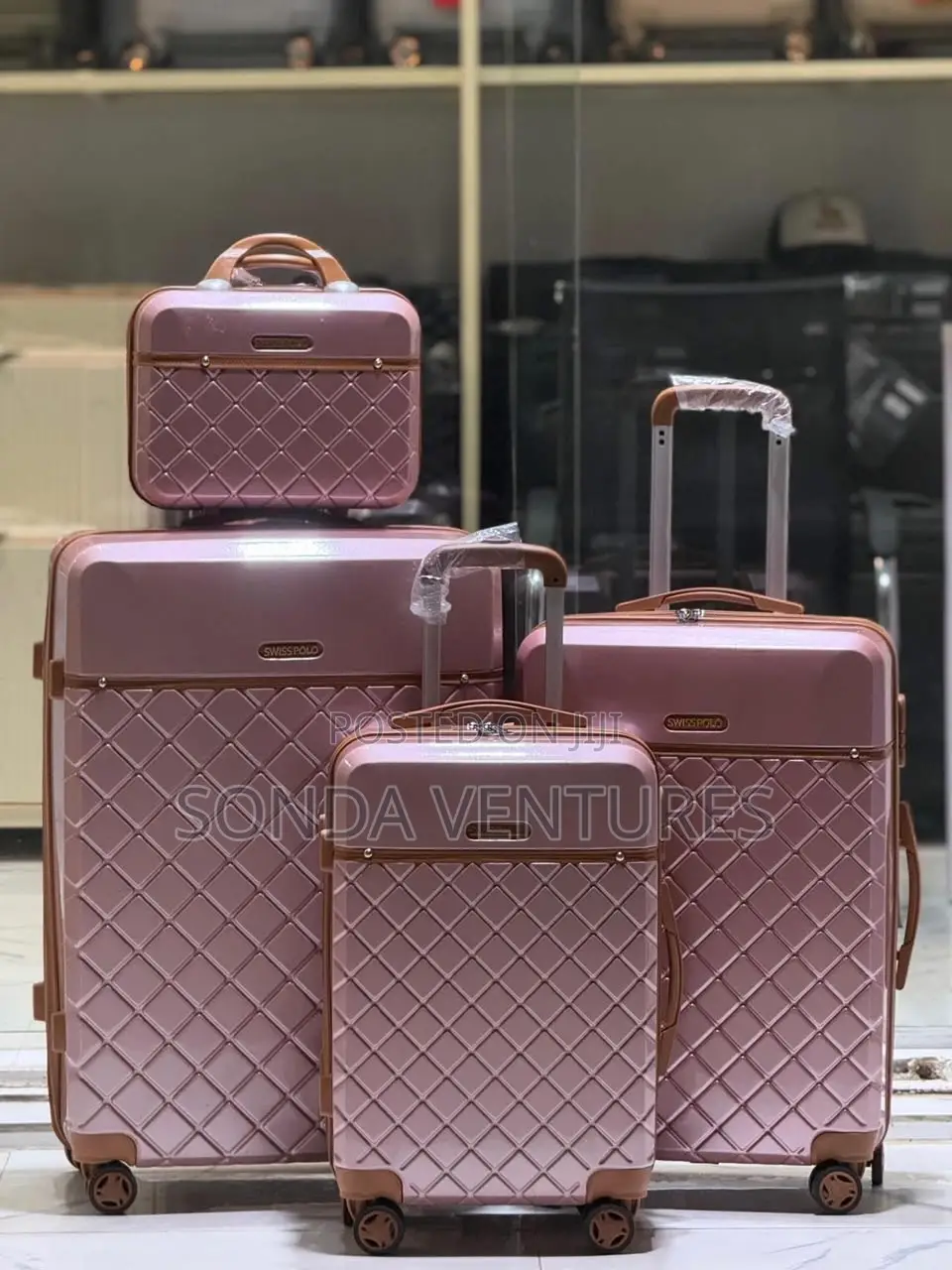 Swiss Polo Luxury 4-Piece Luggage Set