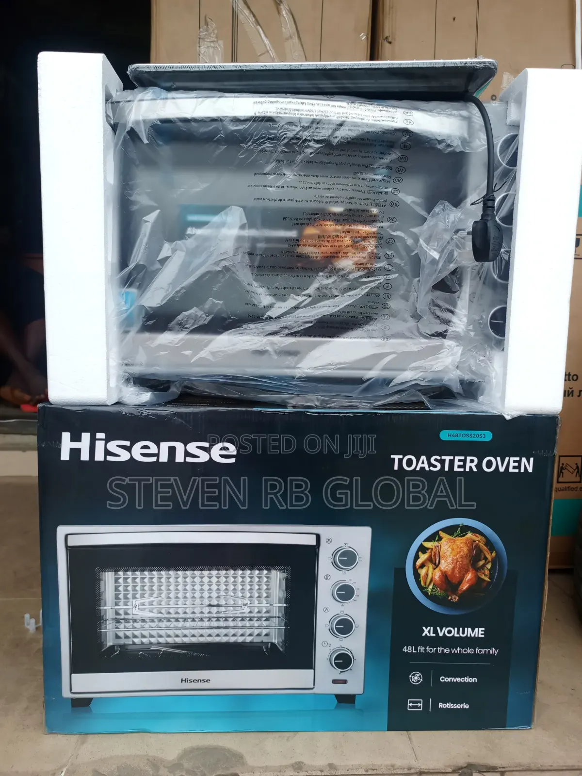HISENSE 48L Toaster Oven | HISAF48TOSS20S3