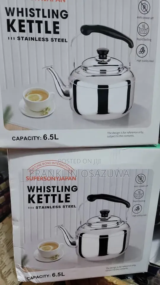 5.5Liters Supersony Japan Stainless Steel Whistling Kettle