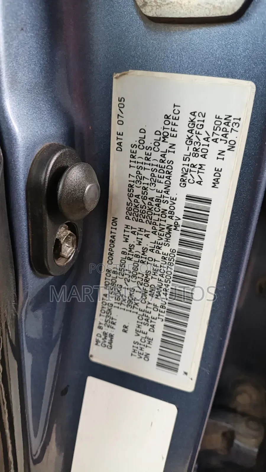 Toyota 4-Runner 2006 Gray