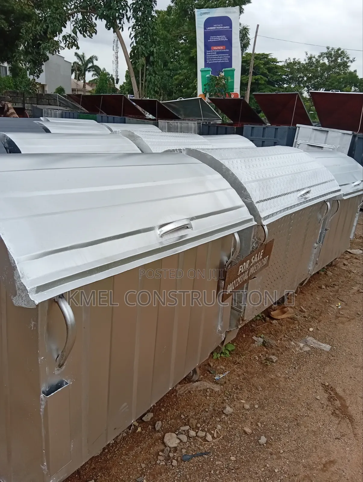 Mobile Waste Collection Bin.