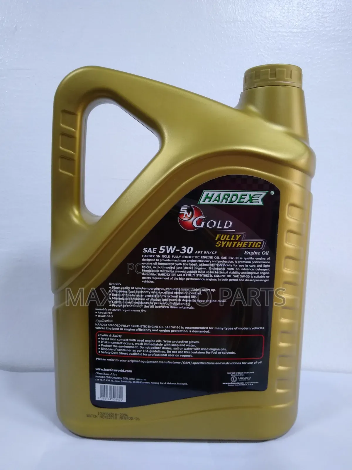 Hardex Gold 5w-30 Fully Synthetic 7litre