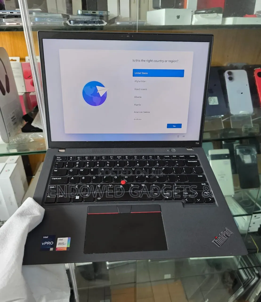 Laptop Lenovo ThinkPad T14s Gen 2 16GB Intel Core i7 SSD 512GB