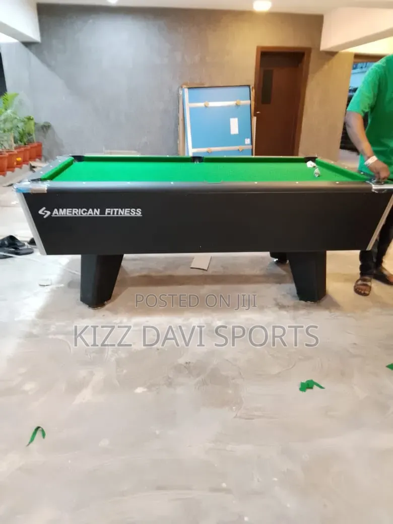Foreign British American Fitness Marble and Coin Snooker With 7ft -8ft