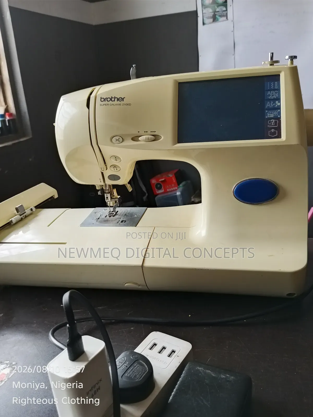 Brother Super Galaxie 2100d Table Top Monogram Machine