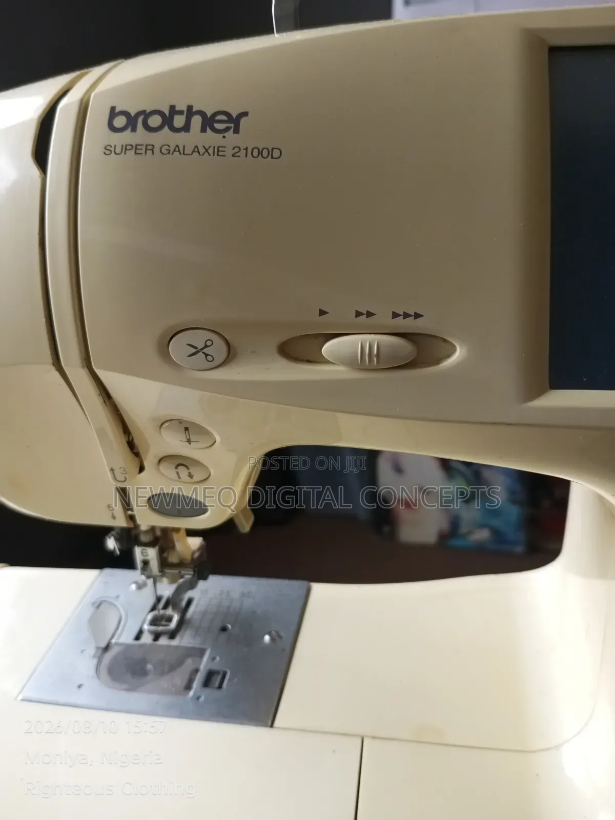 Brother Super Galaxie 2100d Table Top Monogram Machine