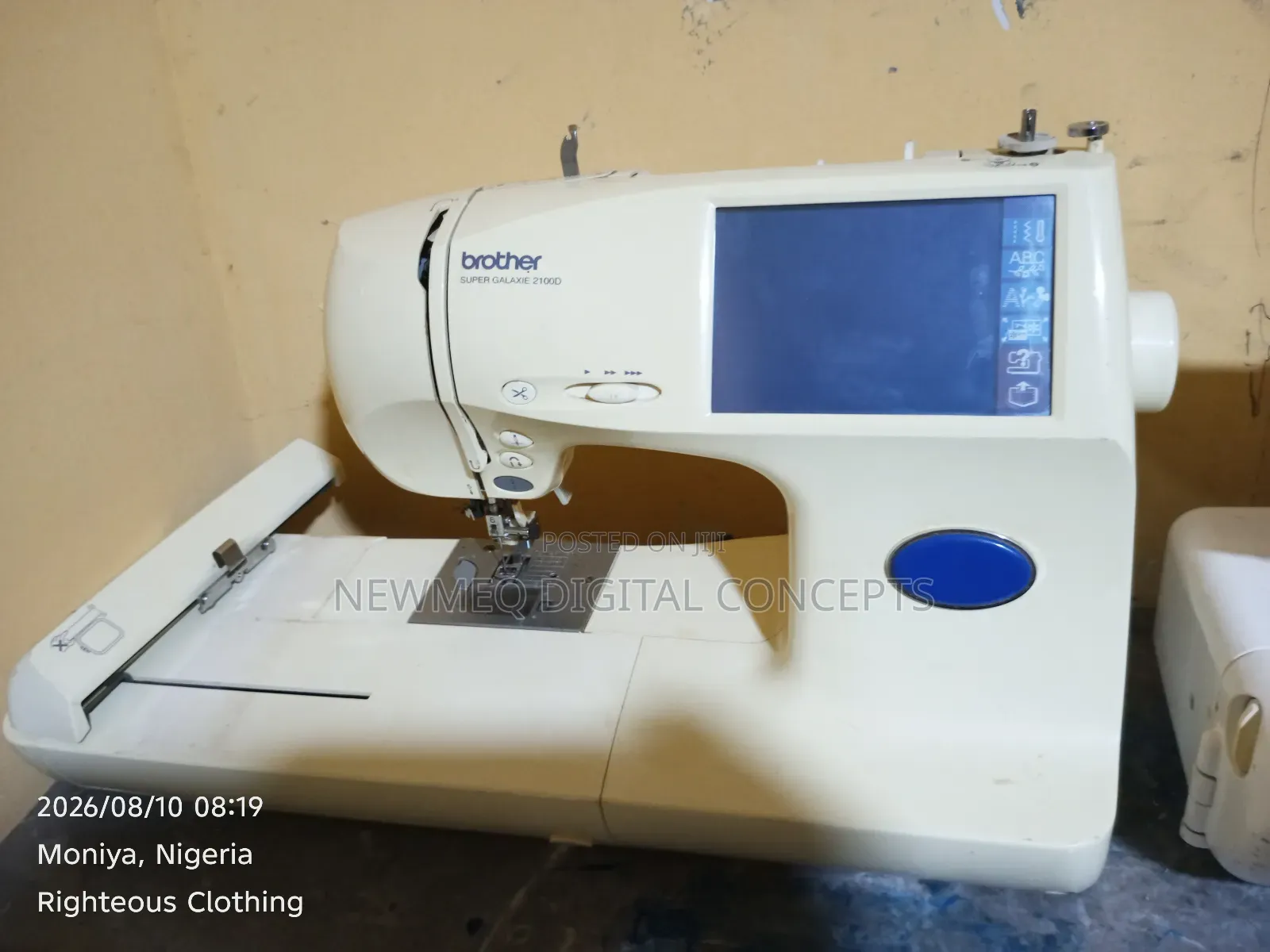 Brother Super Galaxie 2100d Table Top Monogram Machine