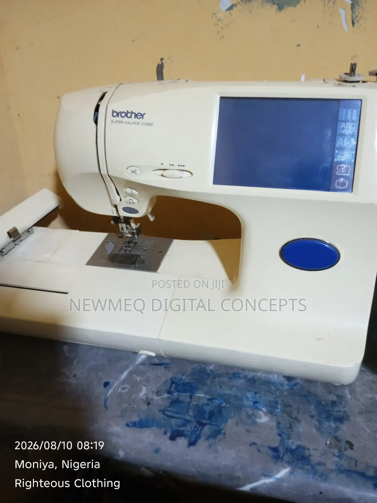 Brother Super Galaxie 2100d Table Top Monogram Machine