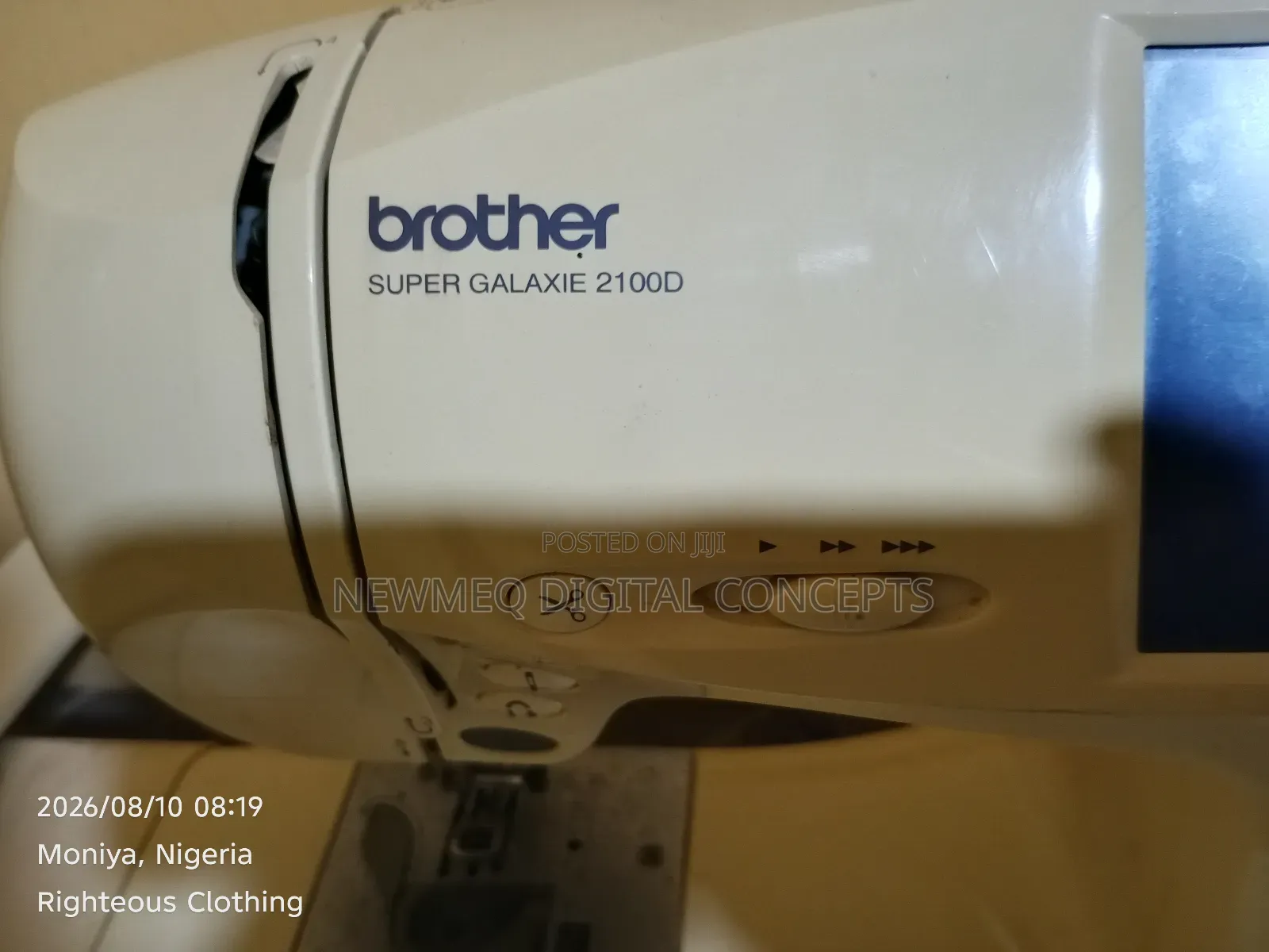 Brother Super Galaxie 2100d Table Top Monogram Machine