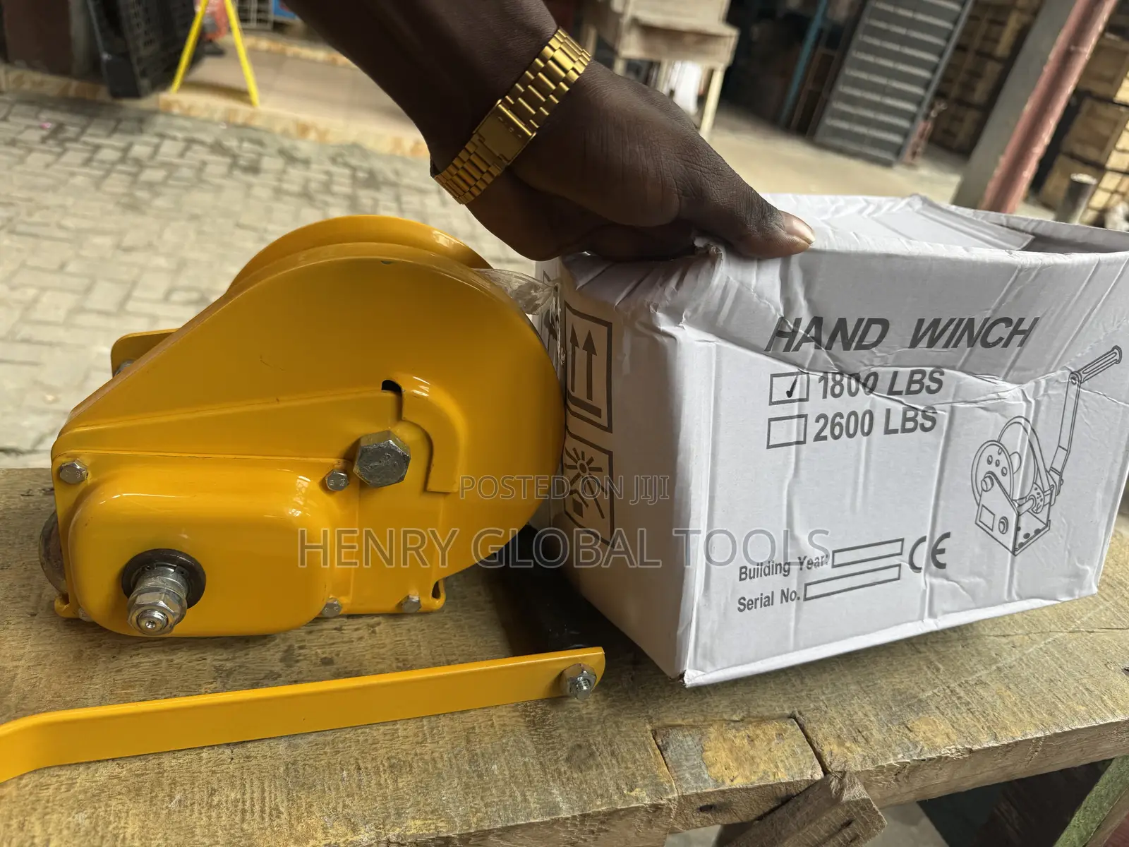 1800lbs Original Manual Hand Winch