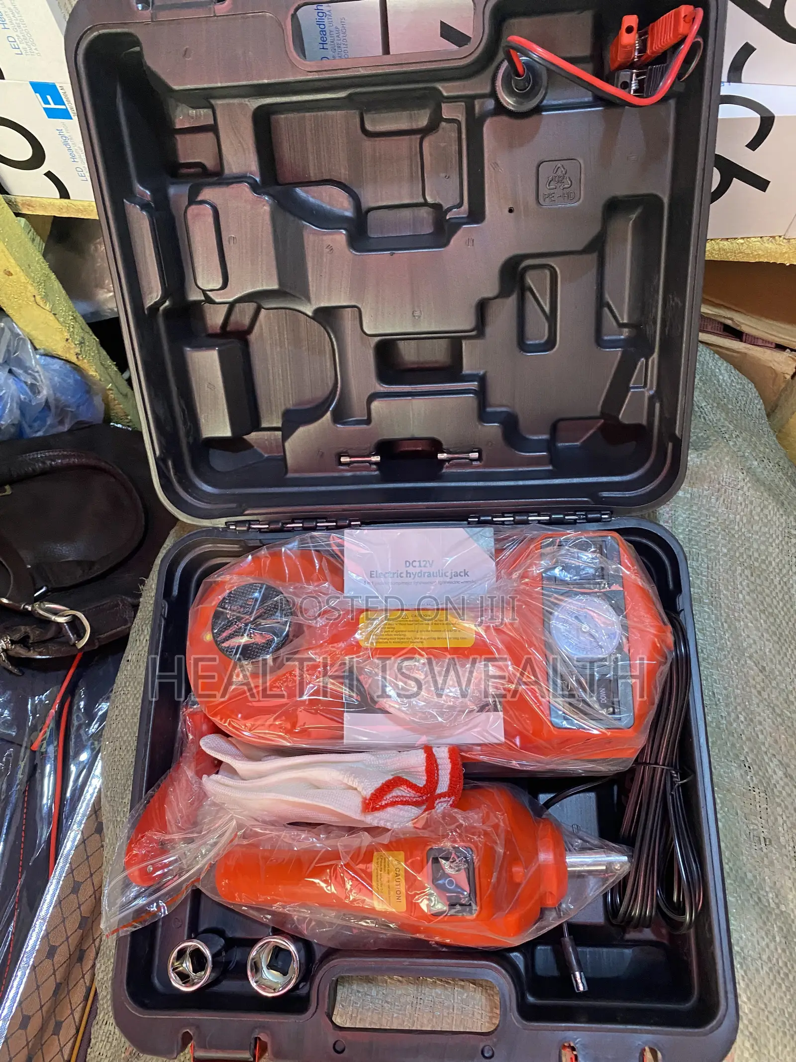 Electric Jack With Tyre Pump