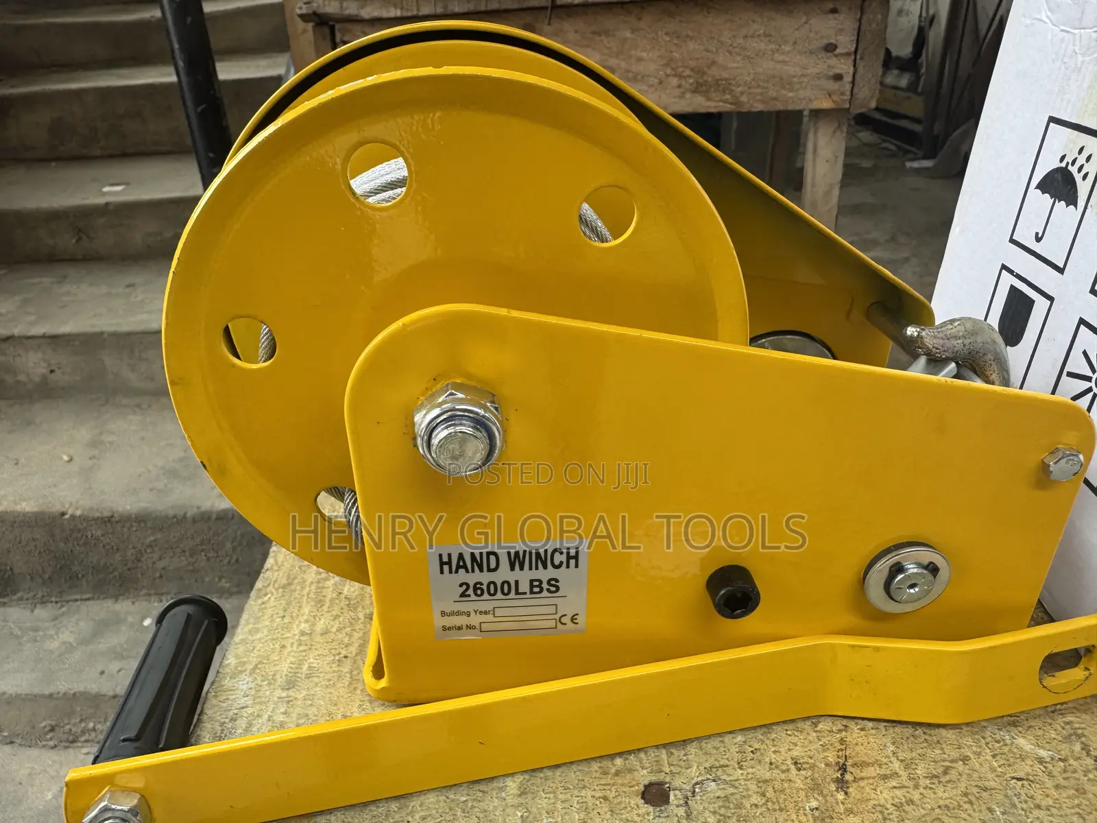 2600lbs Original Manual Hand Winch