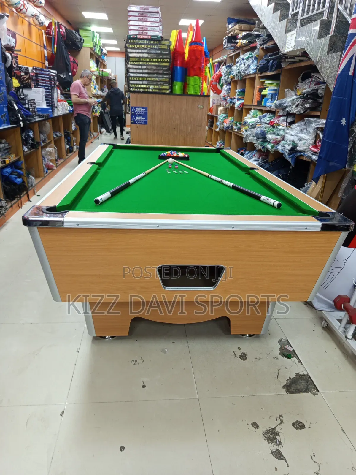 American Fitness British Marble and Coin Snooker With 7ft -8ft