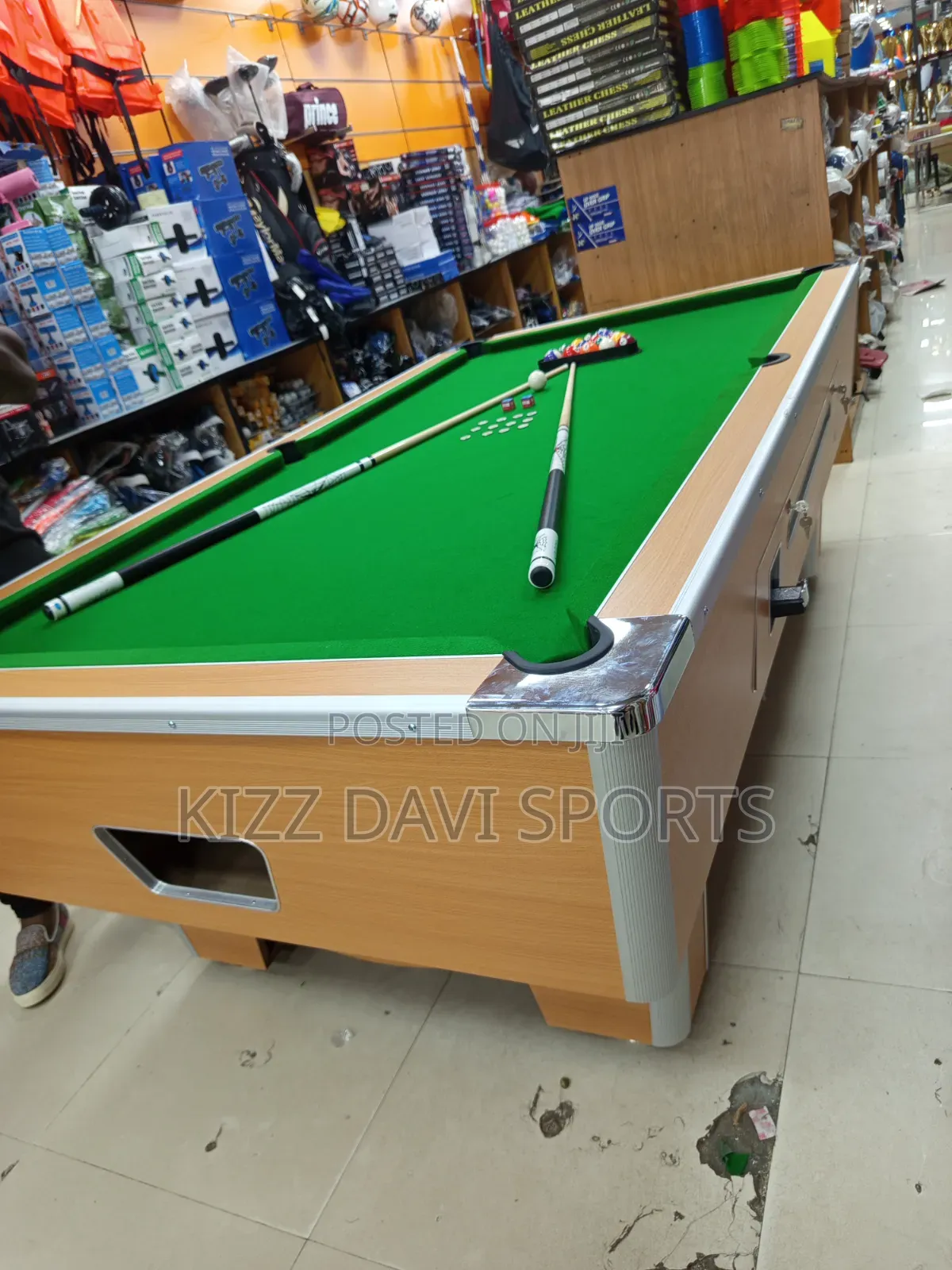 American Fitness British Marble and Coin Snooker With 7ft -8ft
