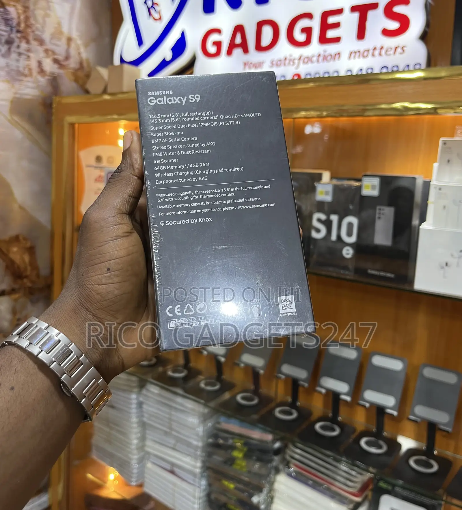 New Samsung Galaxy S9 64 GB Black