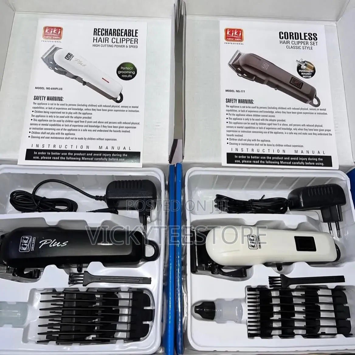 Kiki Professional Hair Clipper Cordless Hair Clipper Set