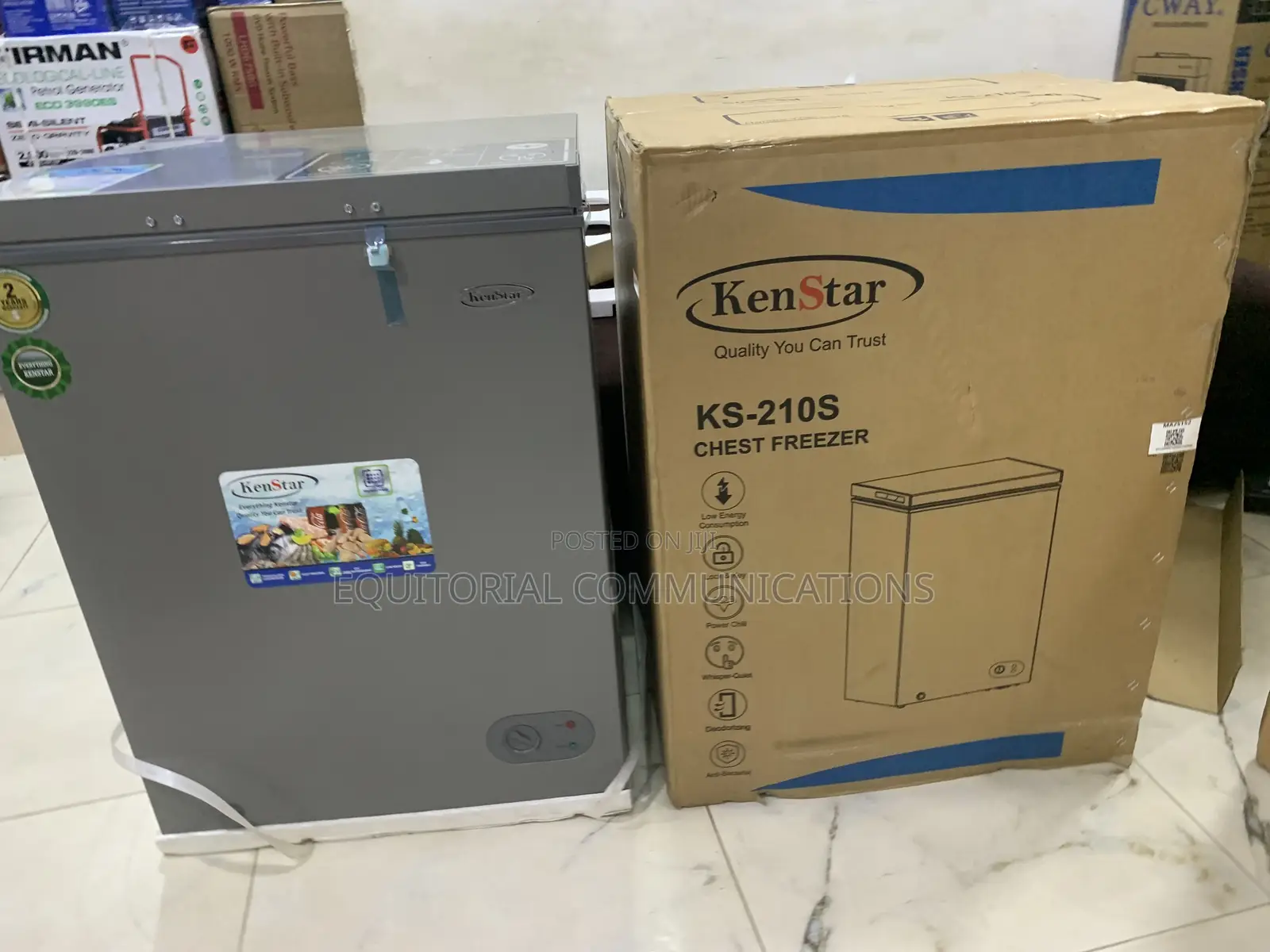 Kenstar KS-210S Horizontal Chest Freezing Unit - 142L