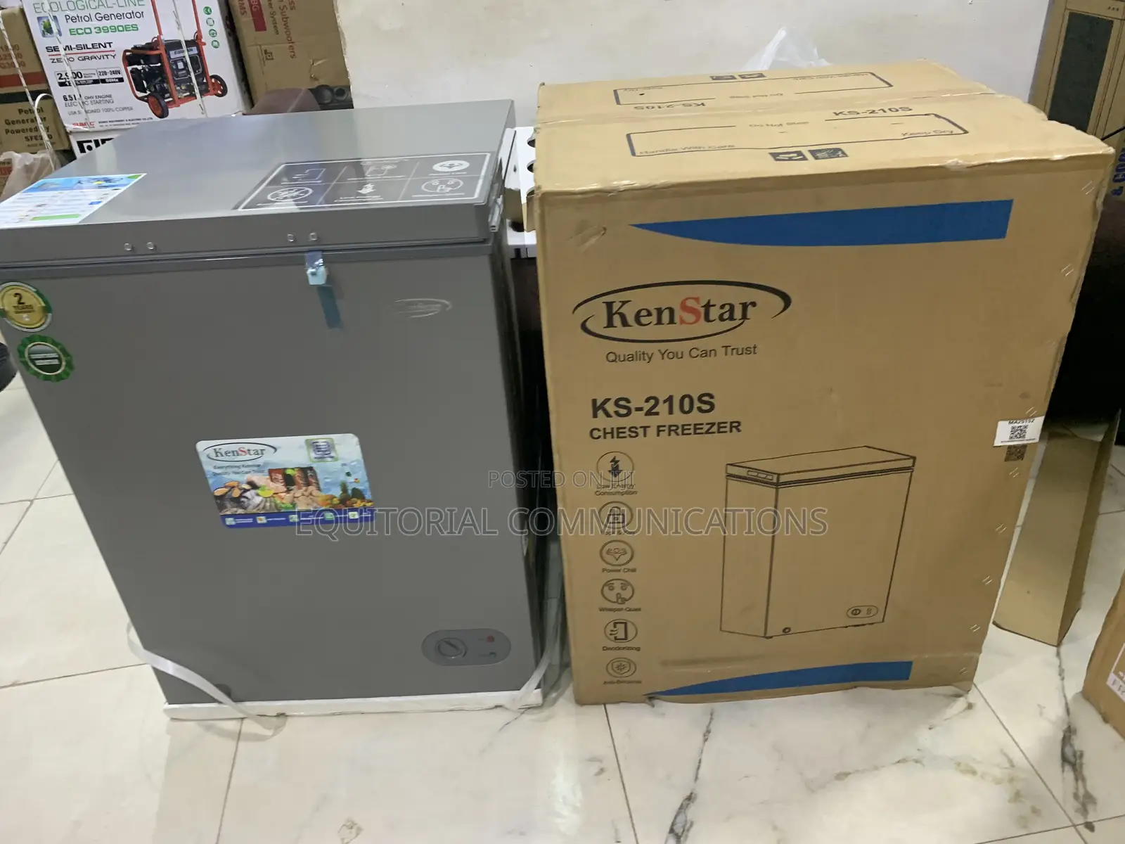 Kenstar KS-210S Horizontal Chest Freezing Unit - 142L