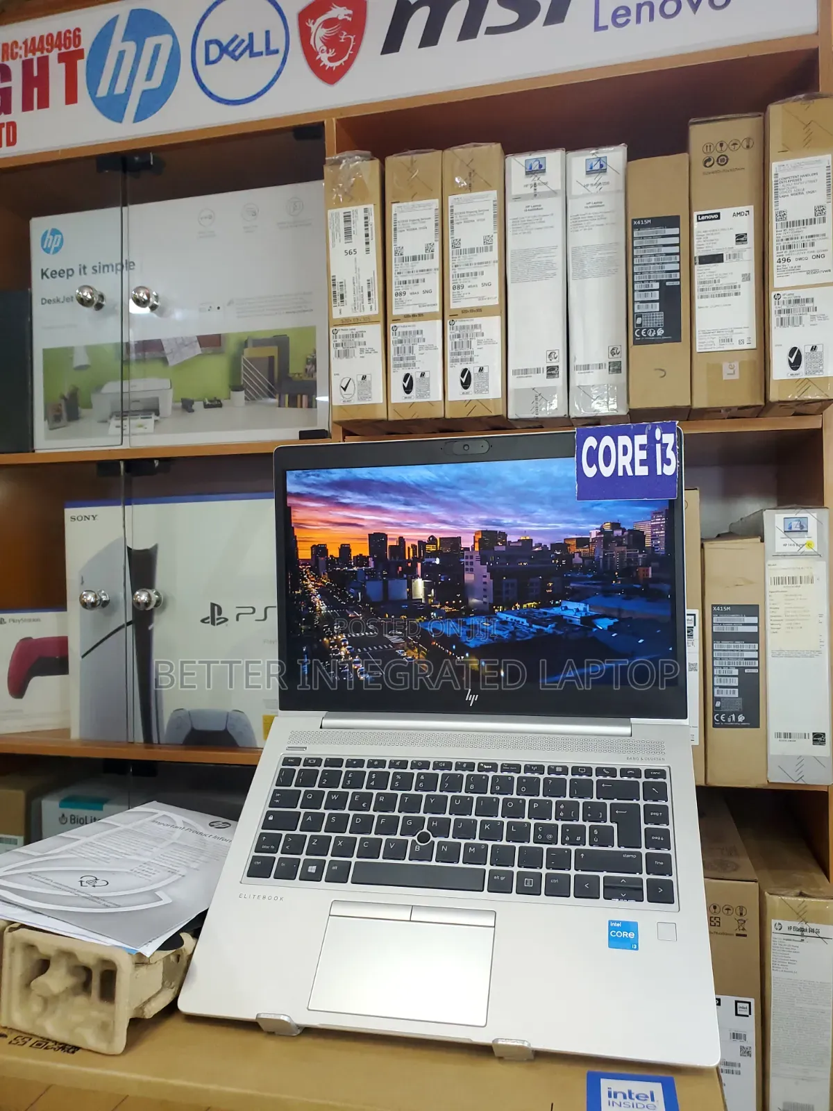 New Laptop HP EliteBook 735 12GB Intel Core i3 SSD 256GB