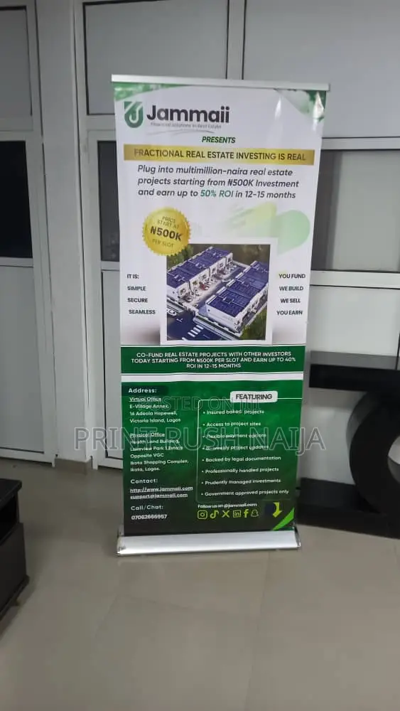 Corporate Printing, Brochure Roll-Up Banner Services in VI