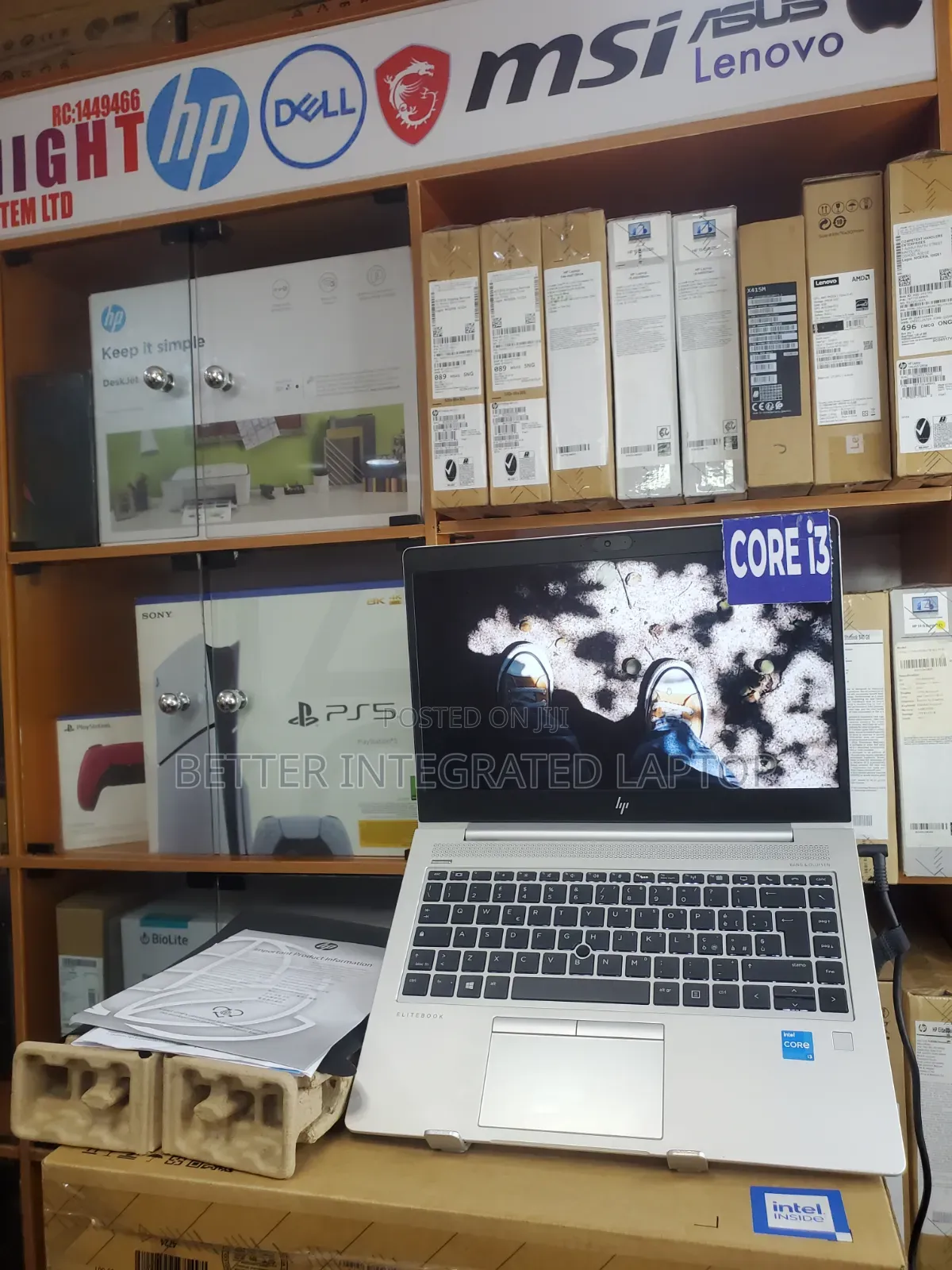 New Laptop HP EliteBook 735 8GB Intel Core i3 SSD 512GB