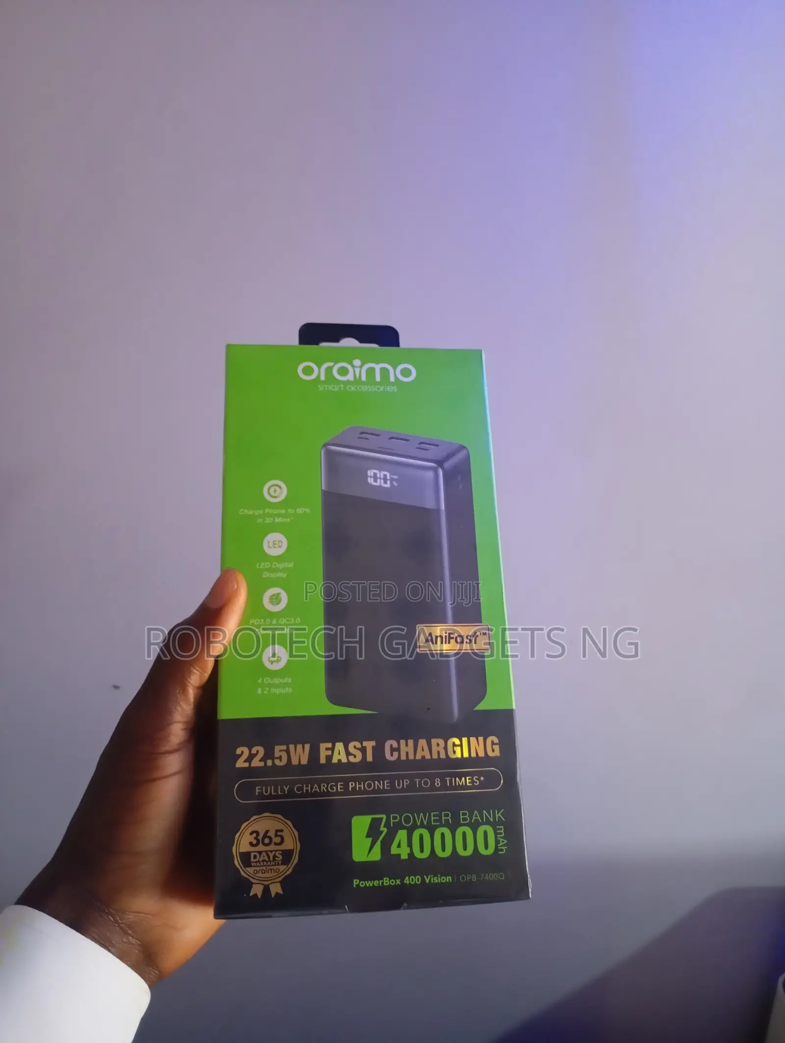 Oraimo 40,000 mAh Power Bank