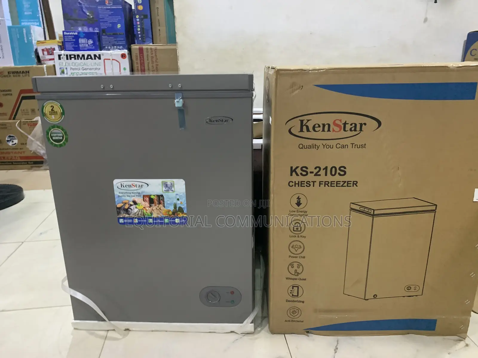 Kenstar KS-210S 142L Energy Saving Chest Deep Freezer
