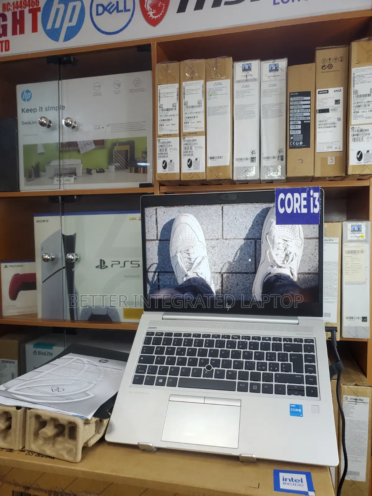 New Laptop HP EliteBook 735 12GB Intel Core i3 SSD 512GB