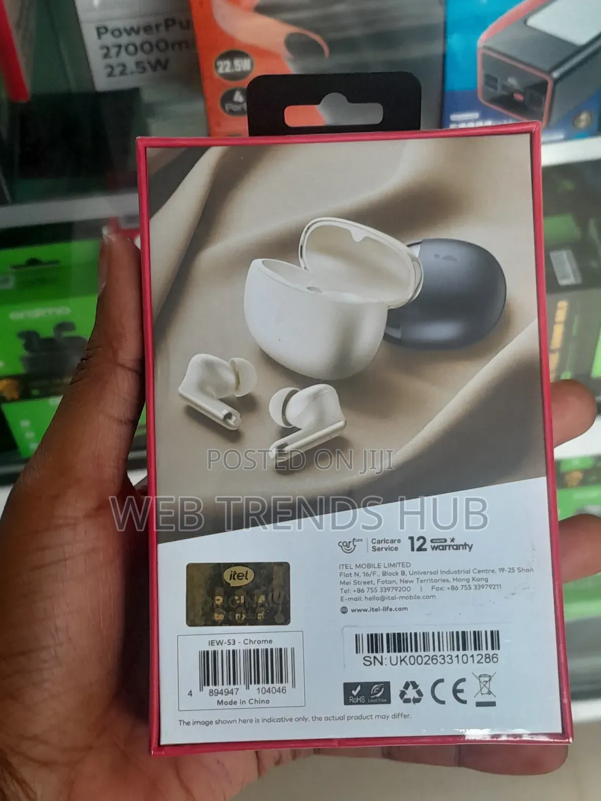 Itel Buds 5 (IEW-53) True Wireless ANC Earbuds