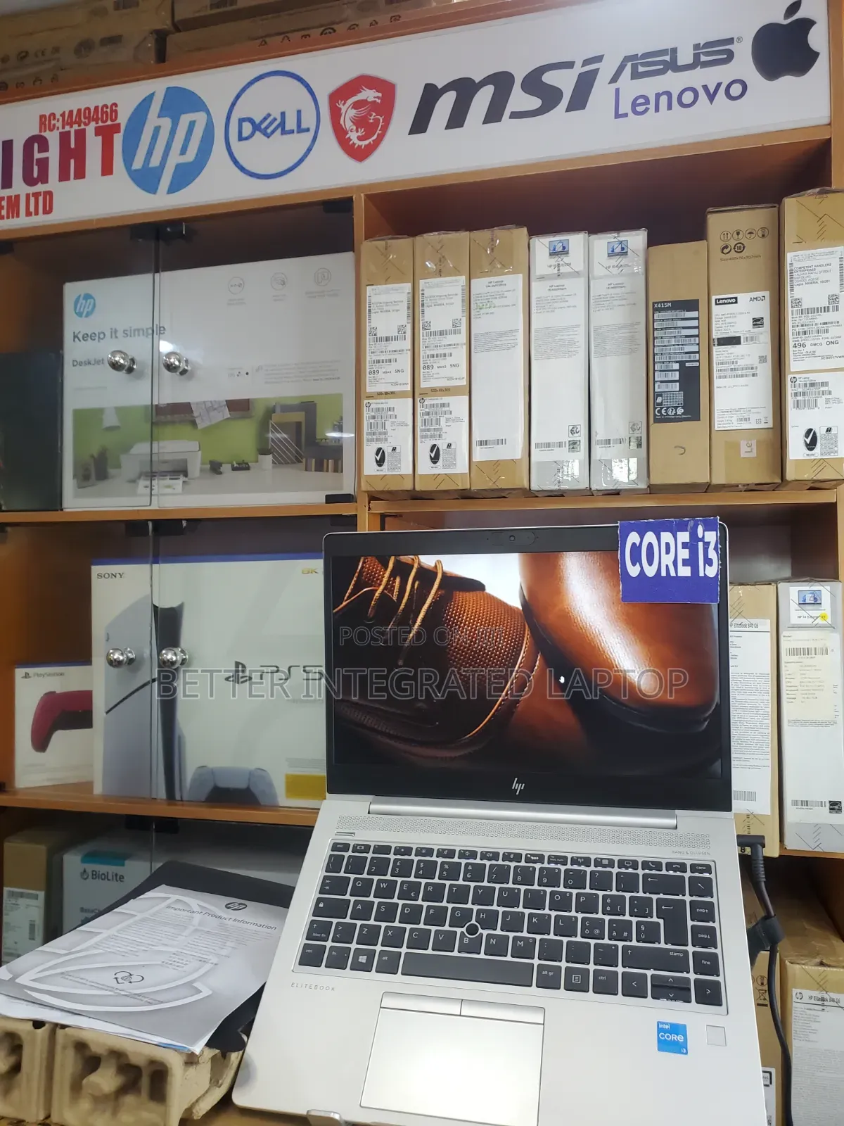New Laptop HP EliteBook 735 16GB Intel Core i3 SSD 512GB