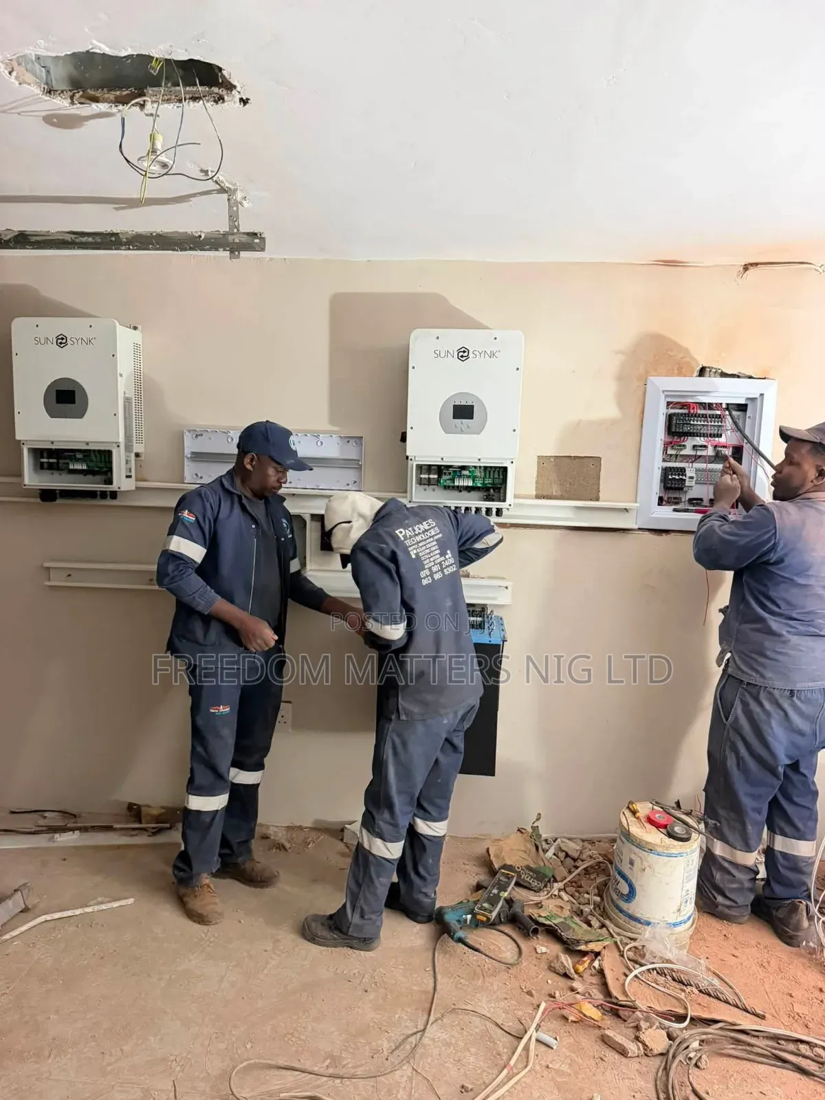 Solar Inverter Installation SMS