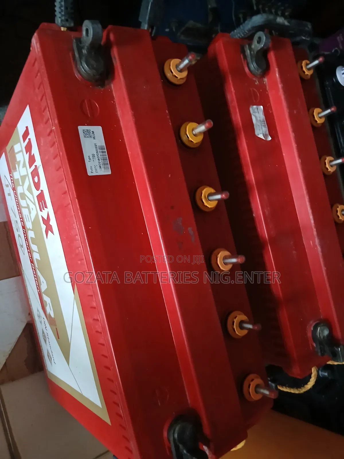 Index Tubular Battery Fairly Used, 2units