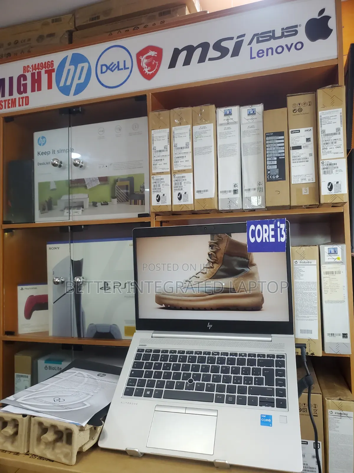 New Laptop HP EliteBook 735 G5 12GB Intel Core i3 SSD 256GB