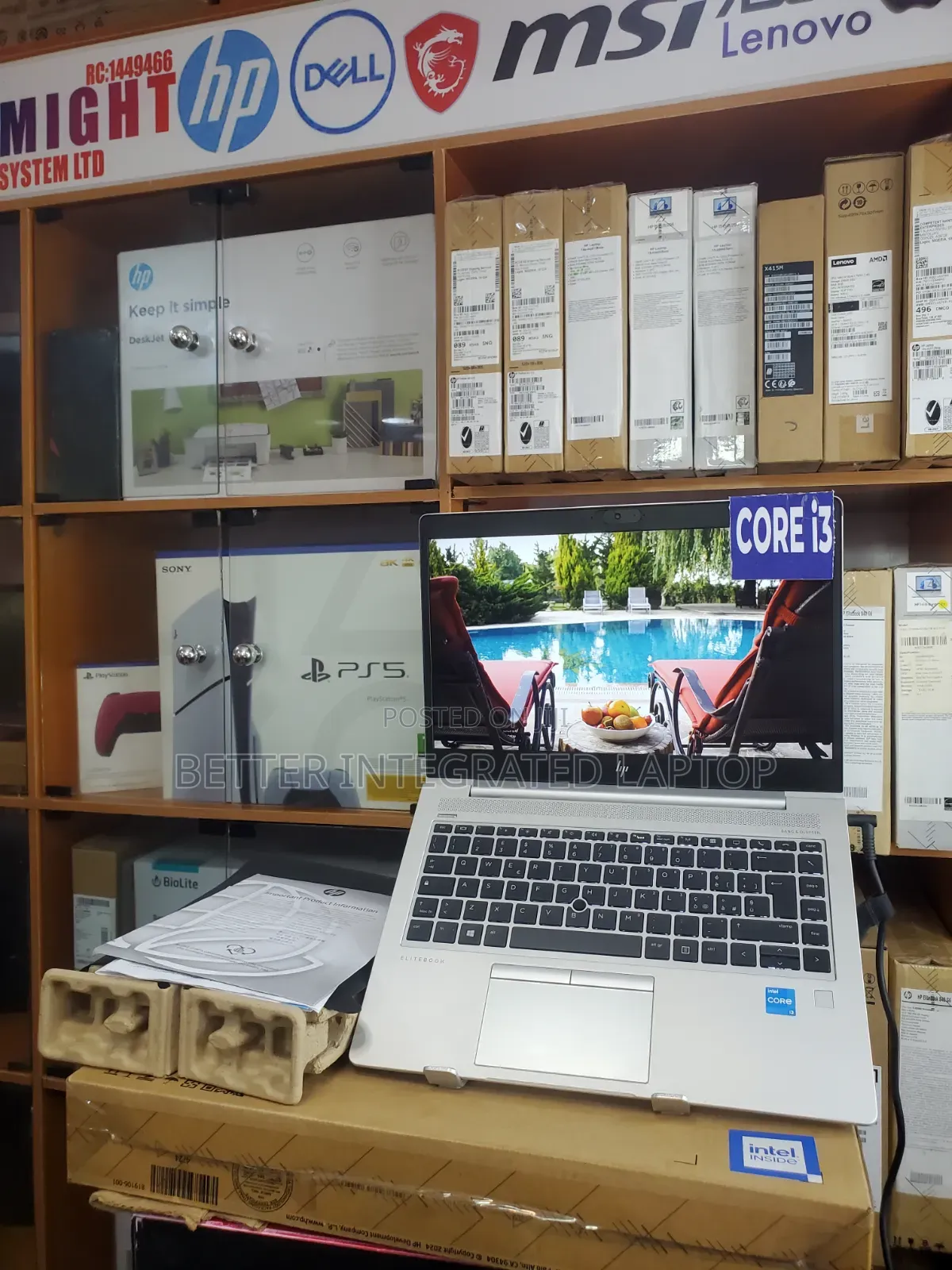 New Laptop HP EliteBook 735 G5 12GB Intel Core i3 SSD 256GB