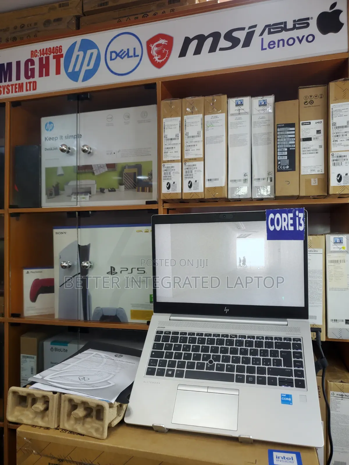 New Laptop HP EliteBook 735 G5 8GB Intel Core i3 SSD 512GB
