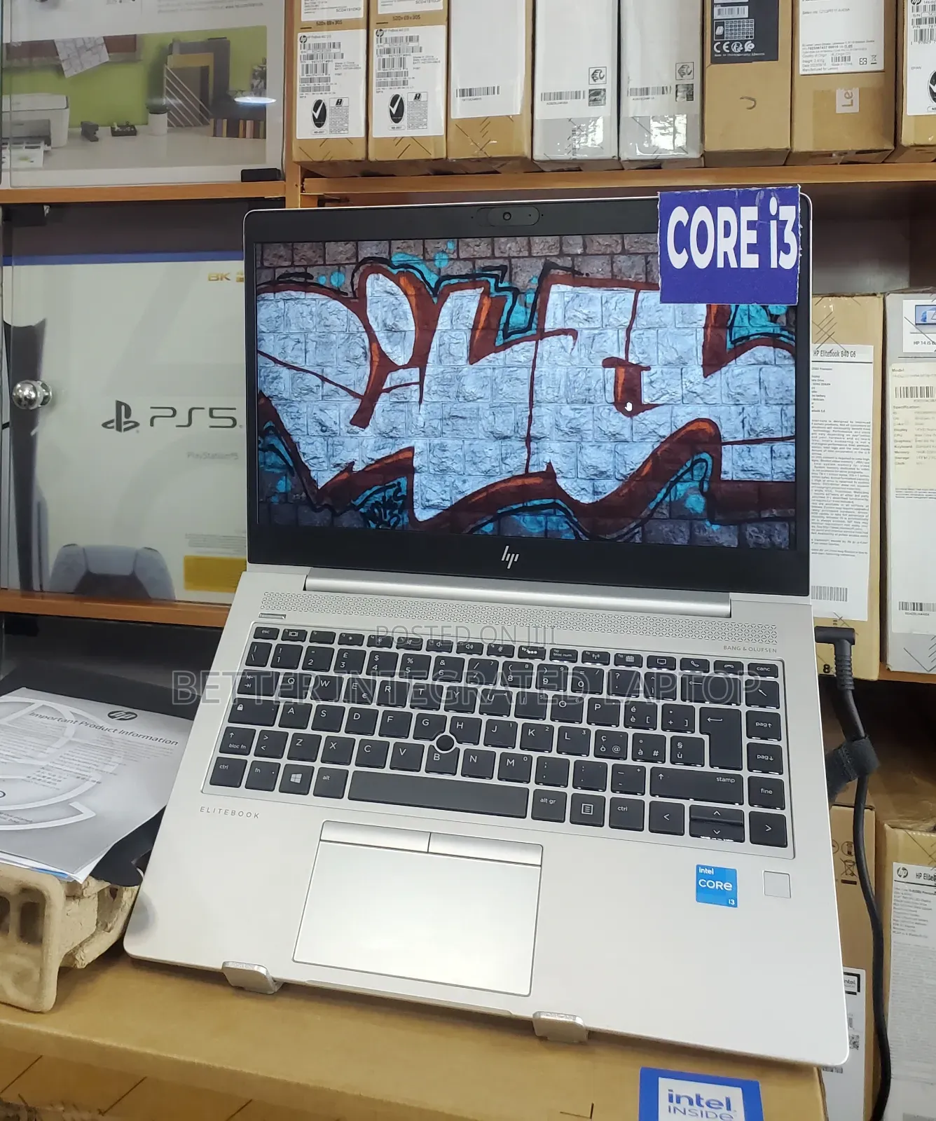 New Laptop HP EliteBook 735 G5 12GB Intel Core i3 SSD 512GB