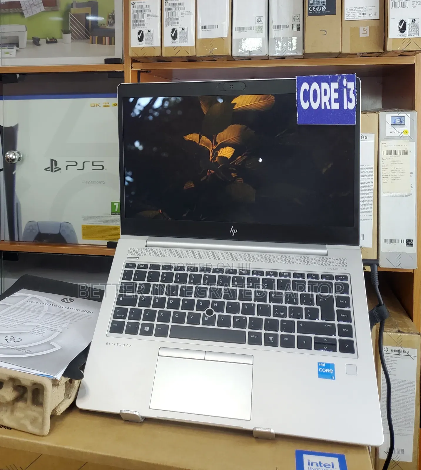 New Laptop HP EliteBook 735 G6 4GB Intel Core i3 SSD 256GB