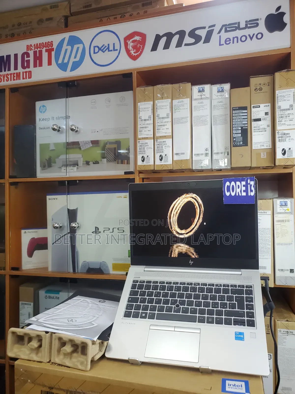 New Laptop HP EliteBook 735 G6 8GB Intel Core i3 SSD 256GB