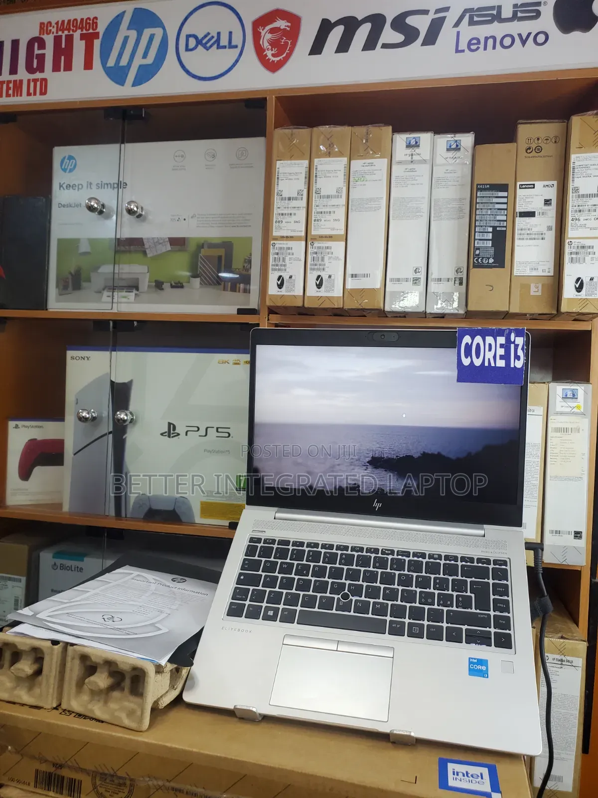 New Laptop HP EliteBook 735 G6 8GB Intel Core i3 SSD 256GB